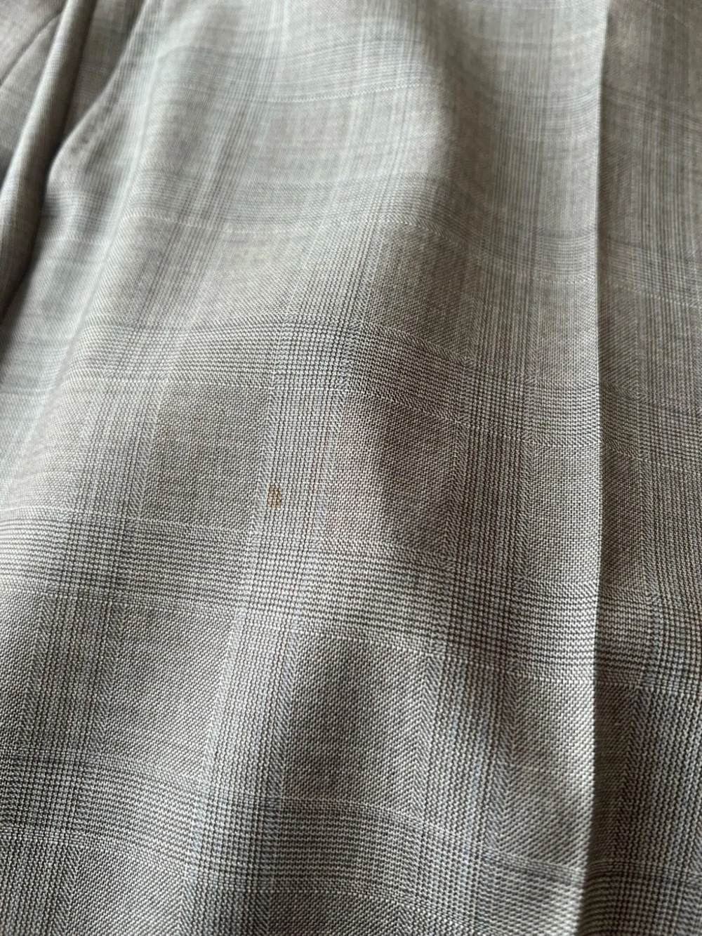 Canali 1934 Men's Wool Gray Glen Check 2-Piece Suit Made In Italy , Size 42R